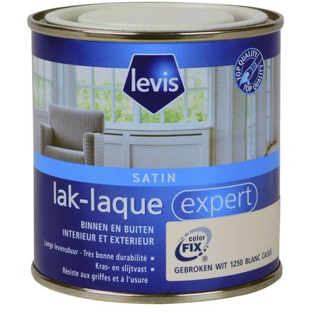 LEVIS EXPERT LAK BUITEN SATIN WIT 250ML