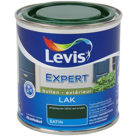 LEVIS EXPERT LAK BUITEN SATIN EMPIREGROEN 250ML