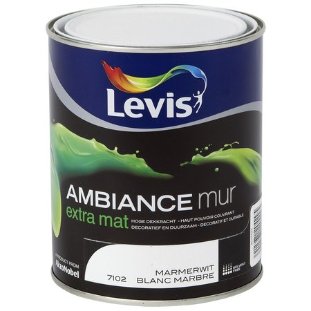 AMBIANCE MUUR EXTRA MAT 7102 MARMERWIT 1L