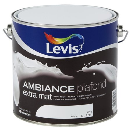 AMBIANCE PLAFOND EXTRA MAT 0001 PUUR WIT 2.5L
