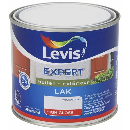 LEVIS EXPERT LAK HIGH GLOSS 0001 WIT 500ML