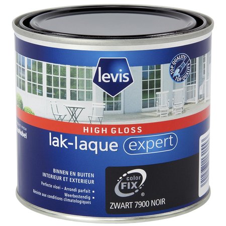 LEVIS EXPERT LAK HIGH GLOSS 7900 ZWART 500ML