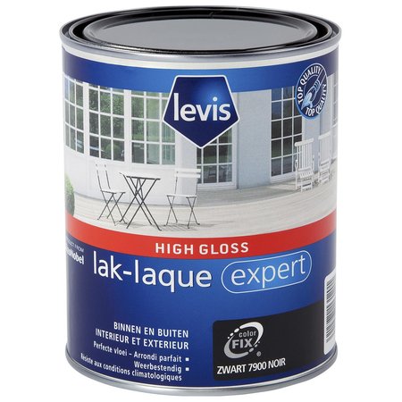 LEVIS EXPERT LAK HIGH GLOSS 7900 ZWART 1L