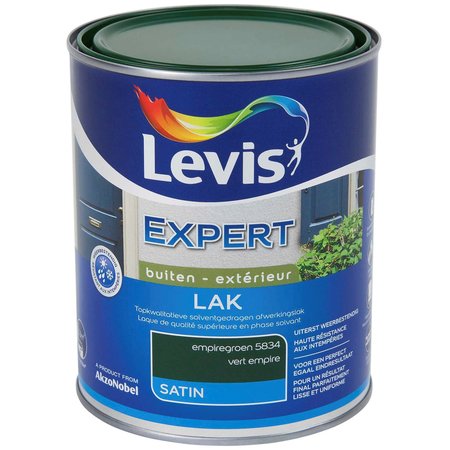 LEVIS EXPERT LAK BUITEN SATIN EMPIREGROEN 1L