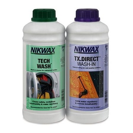 NIKWAX TWINPACK TECH WASH/TX-DIRECT 1 LITER