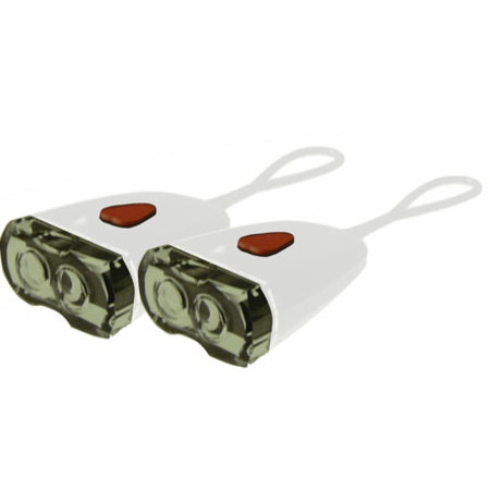SET VERLICHTING 2EYES 2 LED OPLAADBAAR USB
