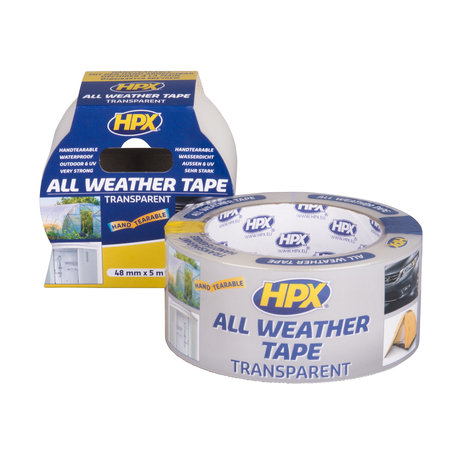 PLAKBAND ALL WEATHER TRANSPARANT 25M 48MM HPX