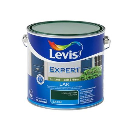 LEVIS EXPERT LAK BUITEN SATIN EMPIREGROEN 2.5L