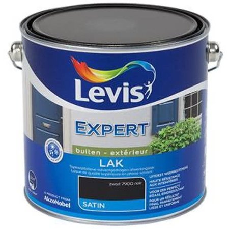 LEVIS EXPERT LAK BUITEN SATIN ZWART 2.5L