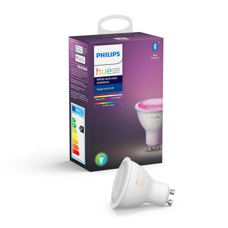 BULB HUE WHITE AND COLOR 5.7W GU10 PHILIPS